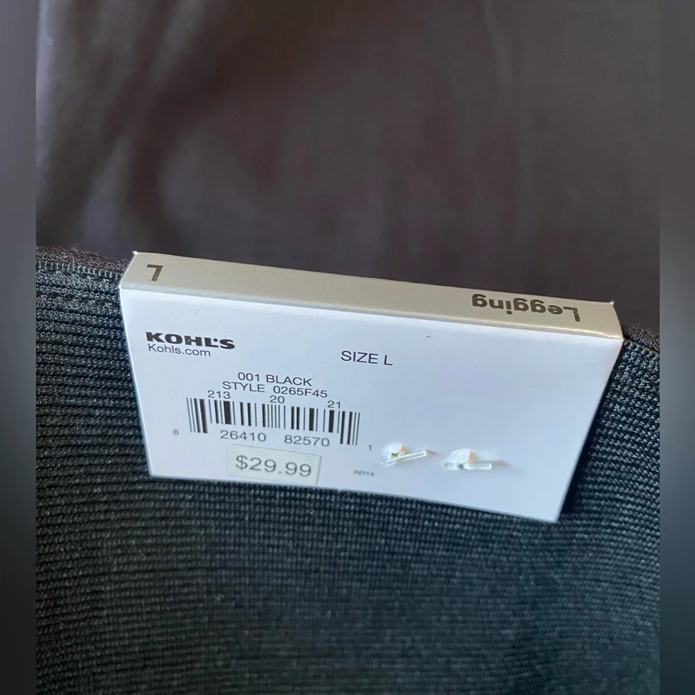 Nine West Black Mid Rise Stretch Knit Pants - Picture 5 of 8